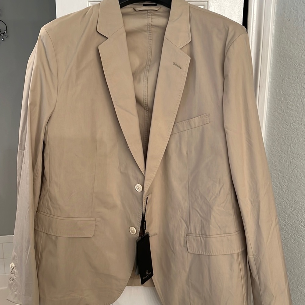 New never worn Massimo Dutti khaki unlined Blazer